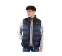 Schott Nyc Utahv, Gilet imbottito in spugna Uomo, Blu (Blu Navy), S