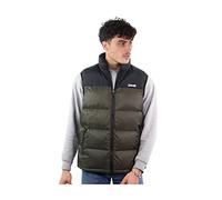Schott Nyc Utahv, Gilet imbottito in spugna Uomo, Verde (Kaki), XS