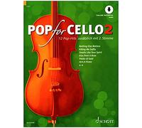 Schott - Partiture per 12 canzoni pop con arrangiamento per violoncello (solista/duo), titolo: "Pop for Cello vol.2", con CD, ed. Michael Zlanabitnig