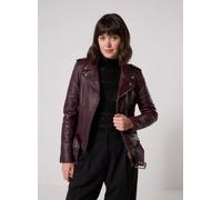 Schott - Veste Perfecto Ceinture-LCW8600 Bordeaux - Abbigliamento M Bordeaux