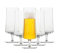 Schott Zwiesel, Basic Set da 6 Bicchieri, per Birra, Cristallo, Neutro, 7.6 x 7.6 x 17.8 cm