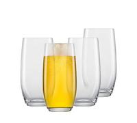Schott Zwiesel Bicchieri da birra For You (set da 4), bicchieri da birra a forma classica, lavabili in lavastoviglie, Made in Germany (Art. n. 121873), cristallo