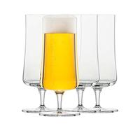 Schott Zwiesel Pilsglas Beer Basic 0,3 l (set da 4) tulipani da birra classici con punto di mousse, bicchieri in cristallo Tritan lavabili in lavastoviglie, made in Germany (art. n. 130006)