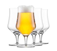 Schott Zwiesel Craft 130013 - Set di 4 Beer Basic in vetro soffiato a macchina, altezza 16,5 cm, diametro: 8,8 cm