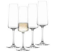 SCHOTT ZWIESEL Bicchiere da champagne MioVino (set di 4), moderni bicchieri da spumante, bicchieri in cristallo Tritan lavabili in lavastoviglie, Made in Germany (art. 124052)