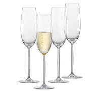 SCHOTT ZWIESEL Bicchiere da champagne Muse (set di 4), eleganti bicchieri da champagne con punta a spuma, bicchieri in cristallo Tritan lavabili in lavastoviglie, Made in Germany (art.123673)