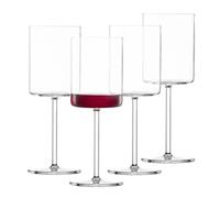 Schott Zwiesel Bicchieri da vino rosso Modo (set da 4), bicchieri da vino rettilinei per vino rosso, lavabili in lavastoviglie, made in Germany (Art. n. 119899)