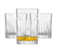 Schott Zwiesel Bicchiere da whisky Stage (set da 4) rettilineo per whisky con rilievo, bicchieri di cristallo lavabili in lavastoviglie (art. n. 121879)