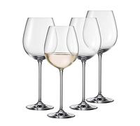 Schott Zwiesel Bicchieri da vino bianco Vinos (set da 4), graziosi bicchieri da vino per vino bianco, lavabili in lavastoviglie, made in Germany (Art. n. 130012), cristallo