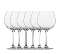 Schott Zwiesel Bicchieri da vino rosso Borgogna Classico (set da 6), classici bicchieri bordeaux per vino rosso, lavabili in lavastoviglie, made in Germany (Art. n. 123655)