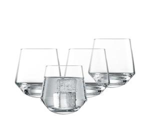 SCHOTT ZWIESEL Dancing Tumbler Bar Special (set di 4) | bicchiere da cocktail con base rotonda, bicchieri in cristallo Tritan lavabili in lavastoviglie, Made in Germany