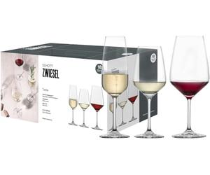 SCHOTT ZWIESEL Premium Box Tulip (set da 18), bicchieri da vino e da champagne senza tempo in un set, bicchieri in cristallo Tritan lavabili in lavastoviglie, Made in Germany (art. 124136)