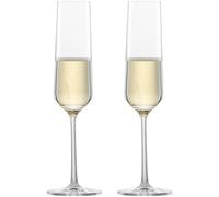 SCHOTT ZWIESEL SET 2 CALICI FLUT 20.9 CL IN VETRO CRISTALLO - PURE