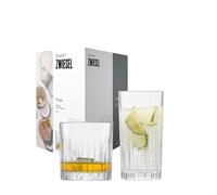 Schott Zwiesel Set di 8 bicchieri da long drink e whisky, collezione Stage, misura 79 e 60, in vetro, lavabili in lavastoviglie, capacità: 440 ml e 364 ml, 121882