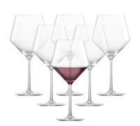 Schott Zwiesel Vetro Cristallo Tristan. Bicchieri da Collezione, Senza Stelo, Bicchieri da Vino Rosso Bordeaux, 524,5 Grammi, Set da 6, Cristallo, Burgundy, Set da 6