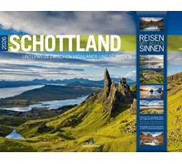 Schottland Kalender 2026 | Unterwegs zwischen Highlands und Hebriden | Imposanter Reise-Kalender im großen Querformat (54x42 cm) | Edinburgh