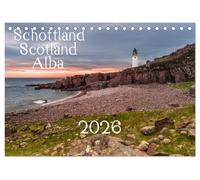 Schottland - Scotland - Alba (Tischkalender 2026 DIN A5 quer), CALVENDO Monatskalender: 13 brillante Bilder zeigen Schottlands faszinierende Landschaft auf beeindruckende Weise.