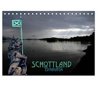 Schottland und Edinburgh (Tischkalender 2026 DIN A5 quer), CALVENDO Monatskalender: Herbstlandschaft, Eindrücke von Edinburgh