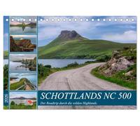 Schottlands NC 500, der Roadtrip durch die wilden Highlands. (Tischkalender 2026 DIN A5 quer), CALVENDO Monatskalender: Erleben Sie die wilde ... fotografischen Roadtrip entlang der NC 500.
