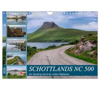 Schottlands NC 500, der Roadtrip durch die wilden Highlands. (Wandkalender 2026 DIN A4 quer), CALVENDO Monatskalender: Erleben Sie die wilde Schönheit ... fotografischen Roadtrip entlang der NC 500.