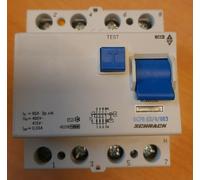 SCHRACK BC006103 Residual current circuit breaker 63A, 4P, 30mA,AC,BCF0 63/4/003