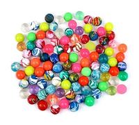 Schramm® 100 Pezzi di Palline gonfiabili Palline gonfiabili Colorate Miste da 20 mm Palline gonfiabili Bouncy Ball Tombola Festa di Compleanno per Bambini 100 Confezioni