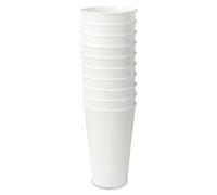 Schramm® Bicchieri riutilizzabili circa 400 ml, bianco opaco, a scelta, 10, 20, 30 o 50 pezzi, capacità riutilizzabili in plastica, dimensioni: 10 pezzi