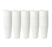 Schramm® Bicchieri riutilizzabili circa 400 ml, bianco opaco, a scelta, 10, 20, 30 o 50 pezzi, capacità riutilizzabili in plastica, dimensioni: 50 pezzi