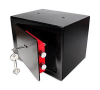 Schramm® cassaforte con serratura MiniSafe, a muro, con chiave, nero