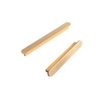 Schrankgriffe Gold 160mm Lochabstand, 2 Stück Möbelgriffe Aluminium Griffen