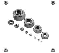 Schrauben-niro.de 934M6A2 - Dado in acciaio INOX, colore: Argento
