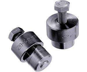 Schraublocher 35mm, Ausstanzen von verschiedenen Metallen