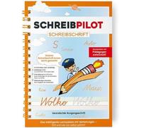 Schreibpilot Heft Schreibschrift DIN-A4 orange: mit Bleistift/Radiergummi