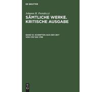 Schriften Aus Der Zeit Von 1797 Bis 1799 (Copertina rigida)
