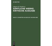 Schriften aus der Zeit von 1801-1803 (Copertina rigida)