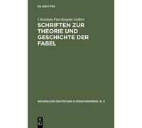 Schriften Zur Theorie Und Geschichte Der Fabel (Copertina rigida)