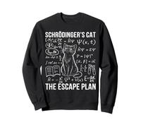 Schrodinger Cat Escape Plan Fisica Quantistica Gatto Felpa
