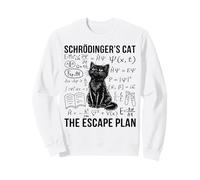 Schrodinger Cat Escape Plan Meccanica quantistica Fisica Felpa