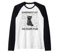 Schrodinger Cat Escape Plan Meccanica quantistica Fisica Maglia con Maniche Raglan