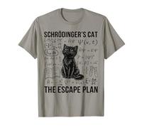 Schrodinger Cat Escape Plan Meccanica quantistica Fisica Maglietta