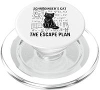 Schrodinger Cat Escape Plan Meccanica quantistica Fisica PopSockets PopGrip per MagSafe