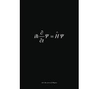 Schrodinger equation notebook - Unique and Elegant Notebook for Physicist and those, who Love Physics