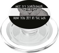 Schrodinger's Cat, Divertente scherzo di fisica quantistica PopSockets PopGrip per MagSafe
