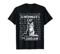Schrodingers Cat The Escape Plan Scherzo Schrodingers Donne Uomini Maglietta