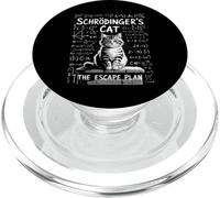 Schrodingers Cat The Escape Plan Scherzo Schrodingers Donne Uomini PopSockets PopGrip per MagSafe