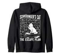 Schrödingers Cat Il Piano di Fuga Paradosso Quantistico Felpa con Cappuccio