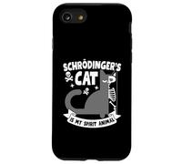Schrödinger's Cat Is My Spirit Animal Design divertente Custodia per iPhone SE (2020) / 7/8