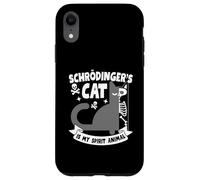 Schrödinger's Cat Is My Spirit Animal Design divertente Custodia per iPhone XR