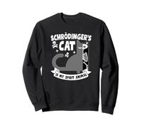 Schrödinger's Cat Is My Spirit Animal Design Divertente Felpa