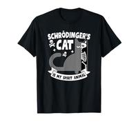 Schrödinger's Cat Is My Spirit Animal Design Divertente Maglietta